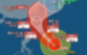 【画像】台風30号、モンキーターンで日本方向に