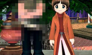 成長したキノコ（アイバ）の成れの果ての姿をした少年