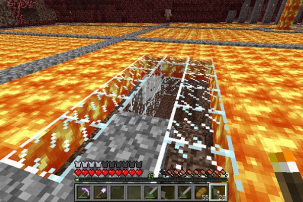 ネザーの旧溶岩採取所をリノベーション 3 マインクラフトてんやわんや開拓記