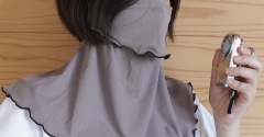 【買ってよかった】日傘だけじゃ防げない！首までしっかりUV対策できる蒸れにくい冷感フェイスカバー