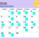 2026年９月開講日