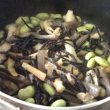 『お弁当のおかずにひじきの煮物』の画像