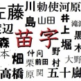 一番かっこいい苗字決定