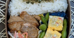 豚肉の味噌漬け、私もお気に入り～夫のお弁当312