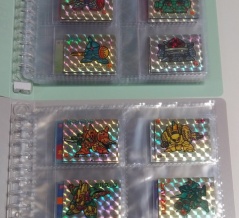 駄菓子屋で販売されていたマグネットを収納するアイテム。 コンパクトバインダー 片面4ポケット SDガンダム アマダ 