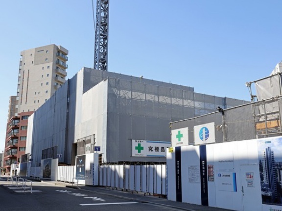 地上27階「ブリリアタワー乃木坂」の建設状況！乃木坂駅直結の分譲タワマン（2026.3.15）