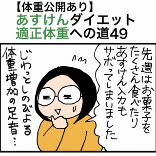 30kgやせて適正体重になるまで絵日記