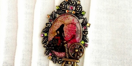 記すコトノ葉 眠り姫 茨姫 手作りアクセサリー