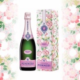 『【数量限定】日仏友好160周年記念　限定デザイン「ポメリー　ブリュット・ロゼ　花咲（はなさき）　限定ボックス」発売』の画像