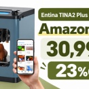 Entina 3Dプリンター Tina2 Plus｜最大250mm/秒、23%OFFで購入前の疑問に回答【Amazon セール】