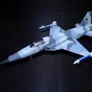 1/72 童友社 F-5E タイガーⅡ ウォードッグ隊 2番機　ケイナガセ機