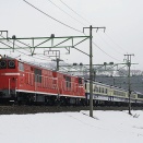 ＤＤ１４重連のばんえつ物語号