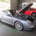 ポルシェ９９７カレラS　エンジン不調で、入庫　２