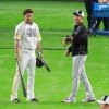 糸井「ギータはバンクやろ～」柳田「そうっすかねぇ（笑）わかりましたメジャー諦めます！」 	