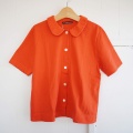 TIGRE BROCANTE(ティグルブロカンテ)　丸襟オープンポロTシャツ