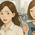 満員電車でハンディファン被害続出「髪の毛が巻き込まれた」、SNSでは"使用禁止"求める声も