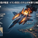 【速報】イランを舐めすぎた模様　米軍のF-15戦闘機が墜落