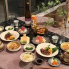 栗ごはんと、牛サガリステーキとかの夜ごはん