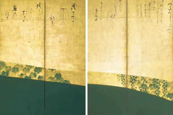 俵屋宗達のアヴァンギャルド｜蔦細道図屛風 : クラシック音楽とアート