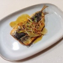ガリバタねぎソースいわし揚げ