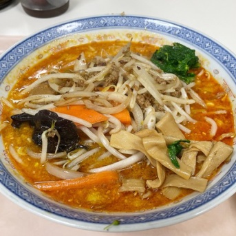 船堀「やまだ」担担麺＋ミニカレーなど