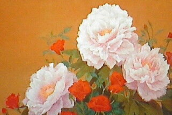 牡丹と薔薇 絵画 相良の気儘ブログ