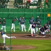 村上、ライブBPでダルビッシュからバックスクリーン直撃弾
