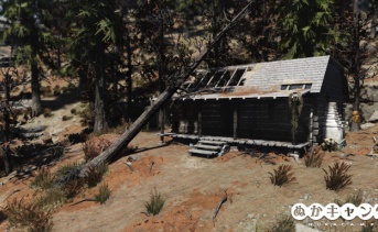 古いダニエルソンの小屋