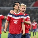 上田綺世がリール加入後2試合連続ゴール！　CLで “電光石火” の先制弾に現地高評価「夢のようなスタート」　「GKは手も足も出なかった」