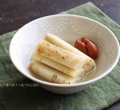 圧力鍋で、梅ごぼう煮の作り方