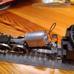 クローゼットの中の鉄道模型