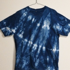 藍染めTシャツ2点