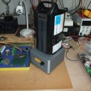 §§自作 卓球投球機BTS ２号機　電動アシスト自転車バッテリー利用