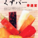 幸進堂の溶けないアイス「くずバー」