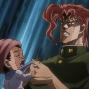 ジョジョの奇妙な冒険 スターダストクルセイダース 第19話 ラリホォ ッ Cv 大谷育江 夢のスタンドに追い詰められて花京院大ピンチ ジョセフ運転の飛行機 安心安定の墜落ｗｗｗ そくどく