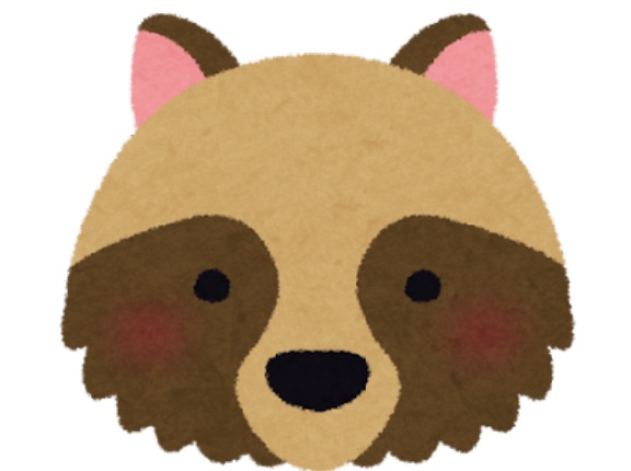 家の前にタヌキいたから掴まえて持ち上げたら噛まれた🥲