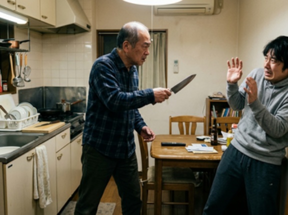 【悲報】無職、父親に殺される