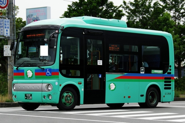 日野・2代目ポンチョ（近江鉄道→湖国バス・滋賀200あ224） : 近江発