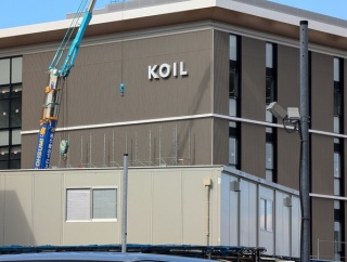 「柏の葉キャンパス駅前」149街区のオフィス「KOIL BASE」の工事状況（2025年10月23日）