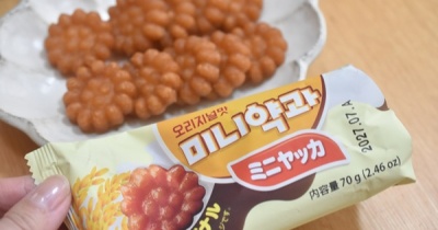 【ダイソーで発見！】100円の韓国の伝統菓子「ミニヤッカ」が美味しい♬6種類の味を購入✨（記事下にPR含）