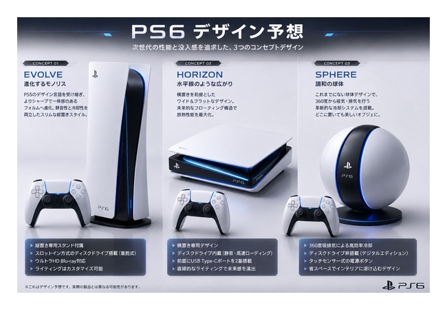 PS6のデザイン予想してみた