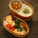 『1715個目の2020/3/17のパートナーの相棒のボリューミーお弁当【#お弁当】』の画像