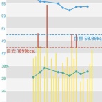 一喜一憂ゆるゆるダイエット 37歳♀リバウンドからの再開