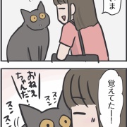 猫に忘れられてないか不安な娘