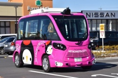 自動運転レベル4　茨城・常陸太田のEVバス認可　運行区間は全長約200m