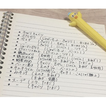 【貧乏飯】あの食材で作る予定メニュー。