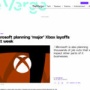 【噂】Xbox、来週から大規模レイオフ実施との報道！「一部地域でXboxの事業が停止する」