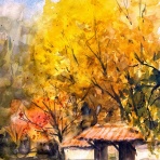 水彩的生活KUROKAWAの透明水彩画