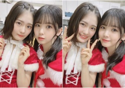 【衝撃】可愛いｗ 清宮レイ×筒井あやめ、サンタ衣装とか反則すぎるだろｗｗｗｗｗ