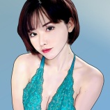 『深田えいみさんの似顔絵を描きました』の画像